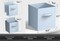 Sorbus 8 Pack 11 Inch Foldable Storage Cubes with Handles- for Organizing Home, Shelves, Nursery, Playroom, Closet and More
